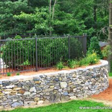 Aluminum Wrought Iron Fence, by Sudbury Cedar Fence Co in Wayland, MA