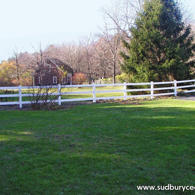 Post & Rail Fence by Sudbury Cedar Fence Co, Bolton MA