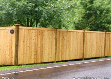 Tongue & Groove Cedar Board Fence by Sudbury Cedar Fence Co