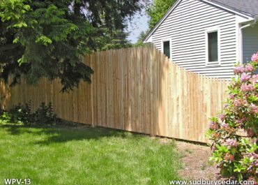 Cedar Stockade Fence by Sudbury Cedar Fence Co in Framingham, MA
