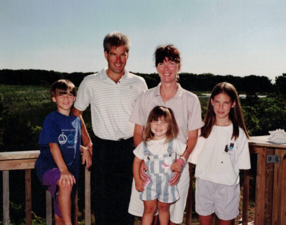 Paul and Cheryl, founders of Sudbury Cedar, with their three children.