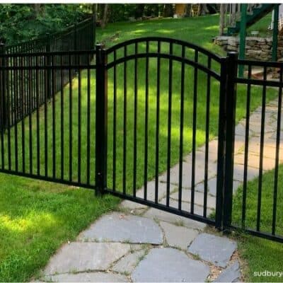 aluminum fence yard enclosure harvard ma